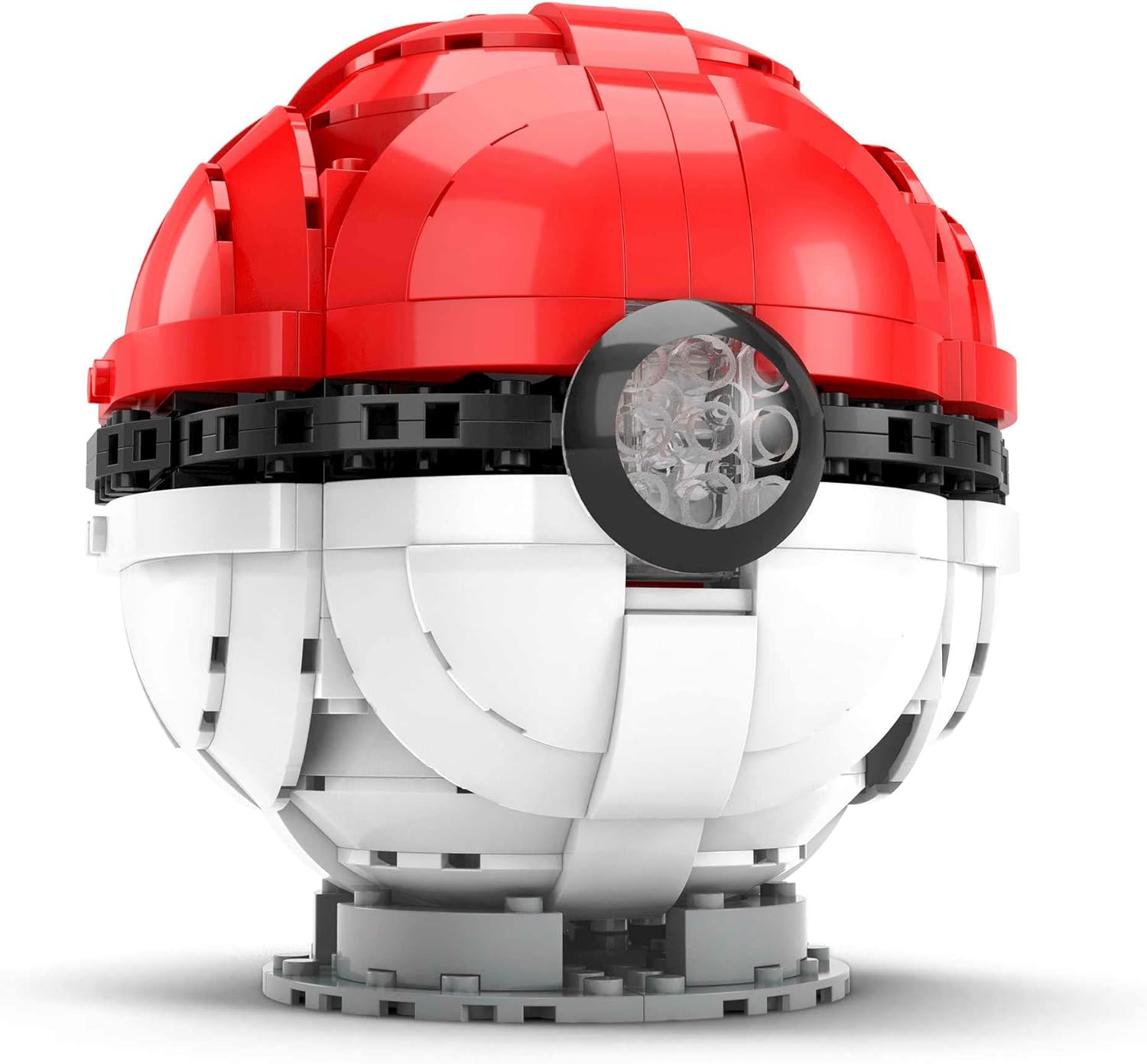 Mega Construx Pokémon Pokeball gigante Figura de bloques de construcción de juguete para niños y niñas +10 años (Mattel HBF53)