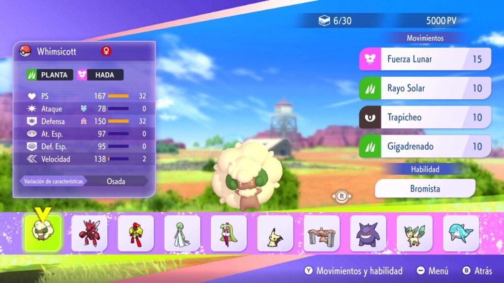 Whimsicott Pokémon Champions