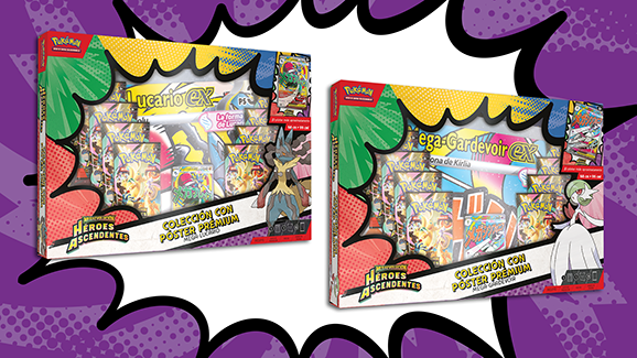 Colección con póster prémium Mega-Lucario o Mega-Gardevoir