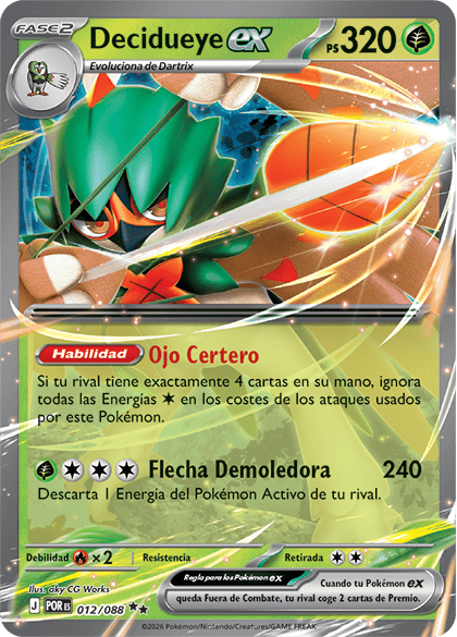 Decidueye ex Megaevolución-Equilibrio Perfecto