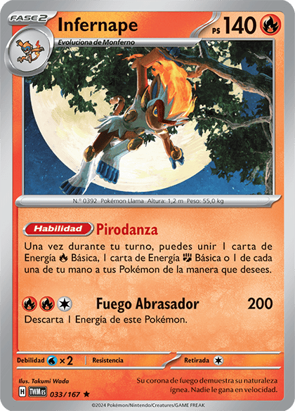 Infernape Caja de Combate