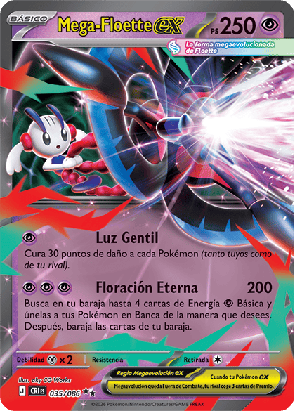 Mega Floette ex Megaevolución-Caos Creciente