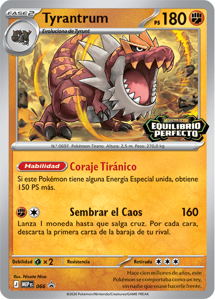 Tyrantrum Megaevolución-Equilibrio Perfecto