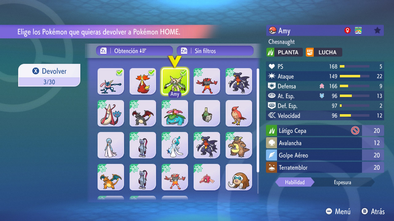 Cómo devolver Pokémon a Pokémon HOME