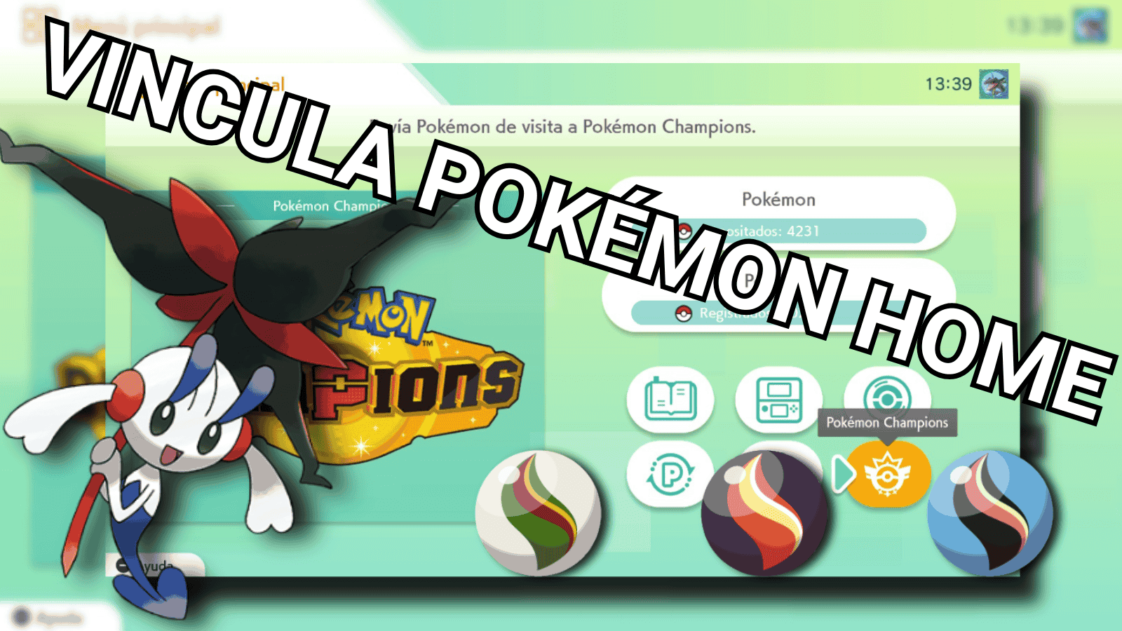 Cómo vincular Pokémon Champions con Pokémon HOME